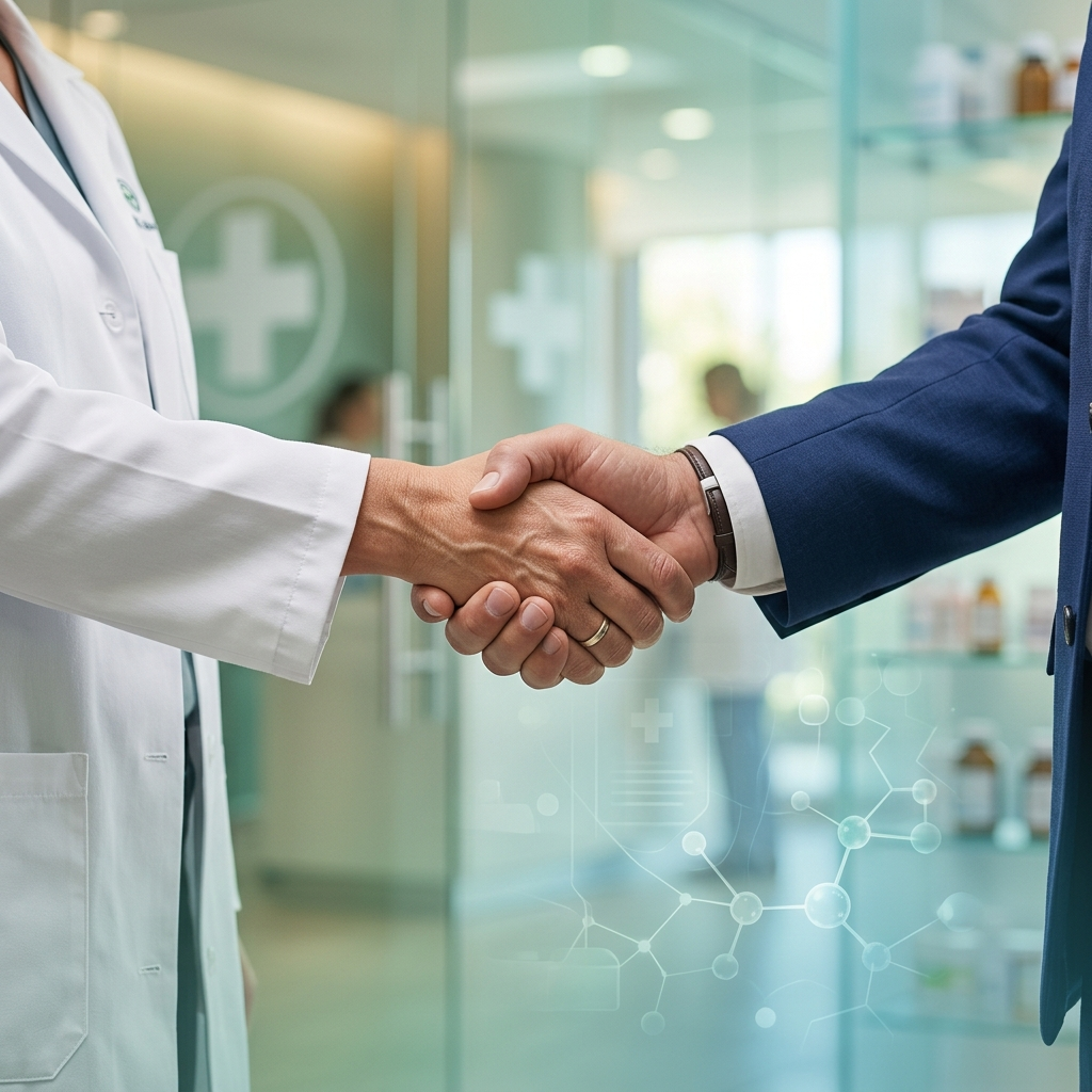 Partnership handshake